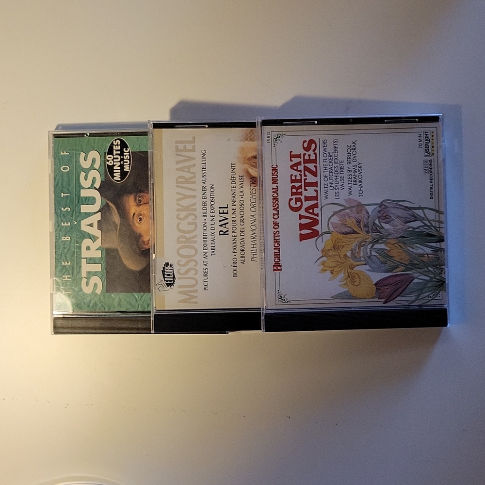 Lot of 3 used classical CDs